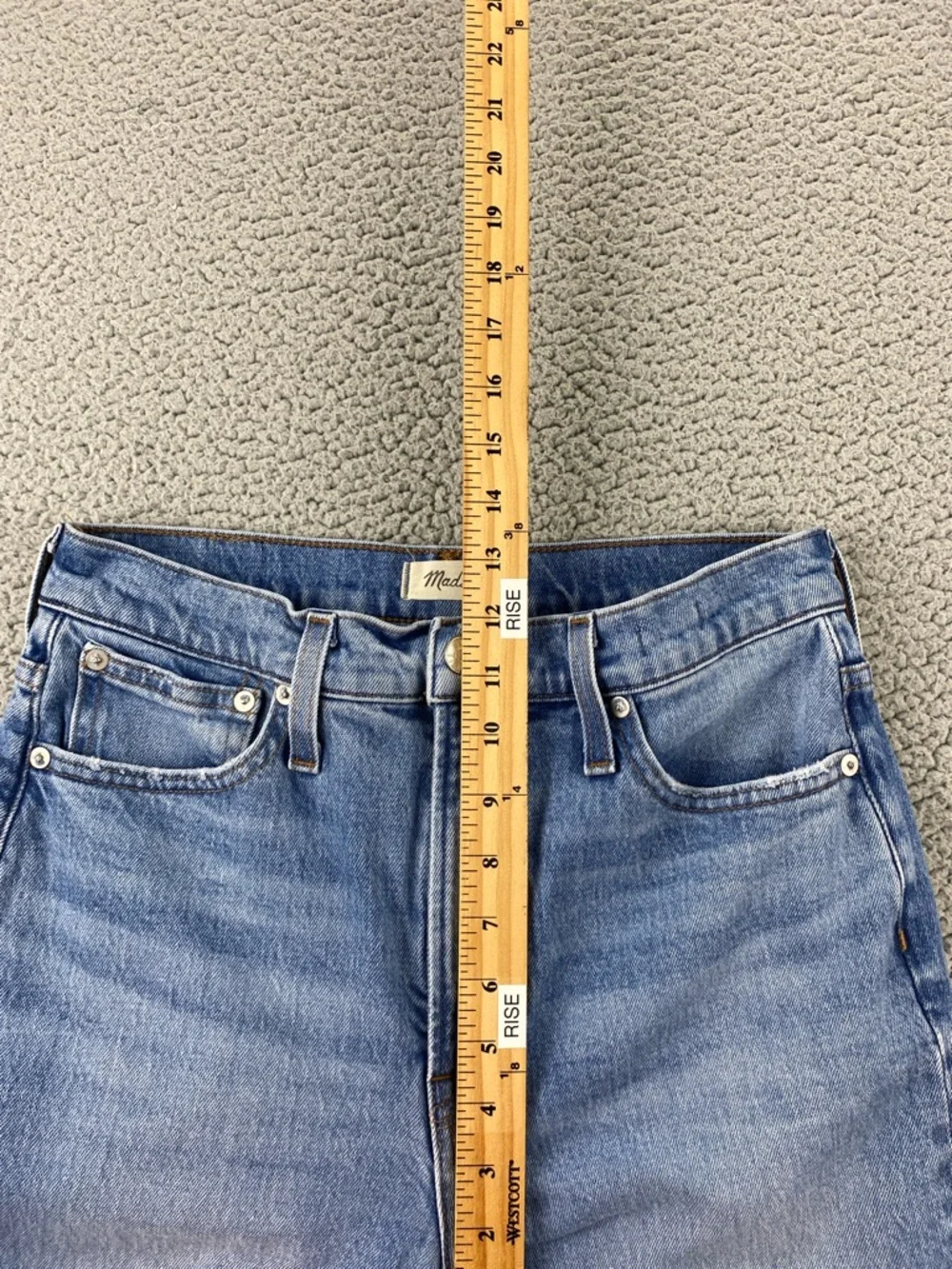 Madewell The Perfect Vintage Wide-leg Raw Hem Slouchy Crop Jean | Size: 28 - Picture 13 of 16